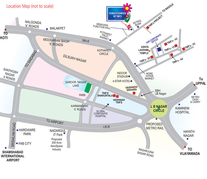 TNR Venkateshwara RP Location Map Image