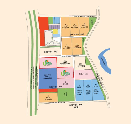 Unnati Fortune World Location Map Image
