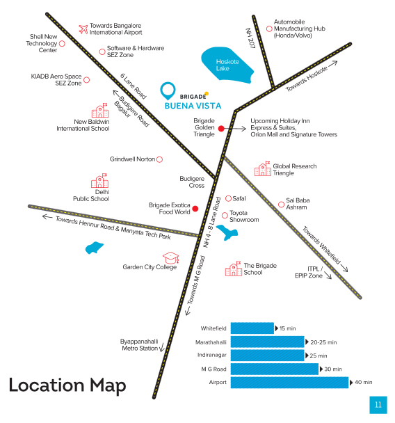 Brigade Buena Vista Location Map Image