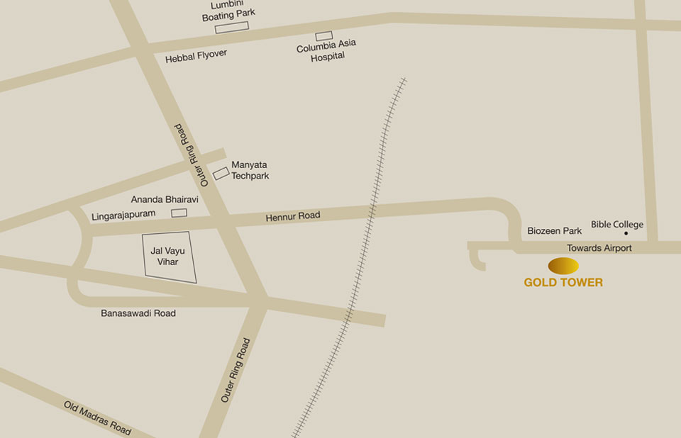 Salarpuria Sattva Salarpuria Gold Summit Location Map Image