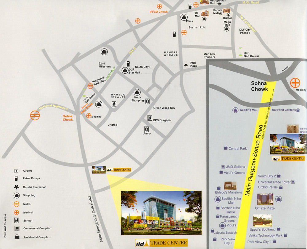 ILD Trade Centre Location Map Image