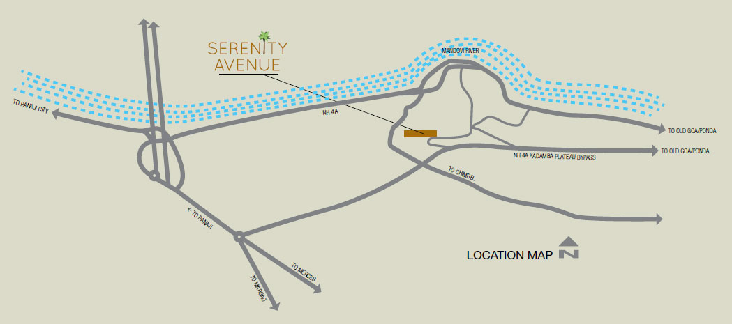 Alcon Serenity Avenue Location Map Image
