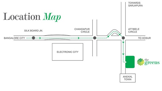  The Greens Location Map Image