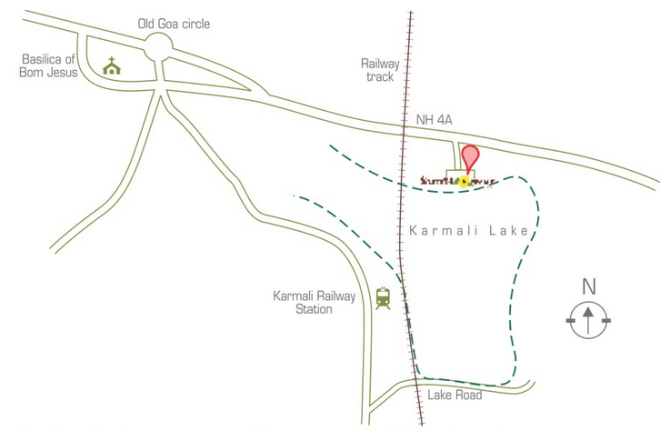 Sardesai Sunflower Estate Location Map Image