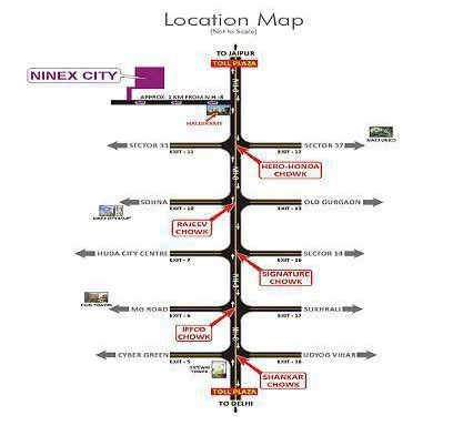 Ninex City Location Map Image