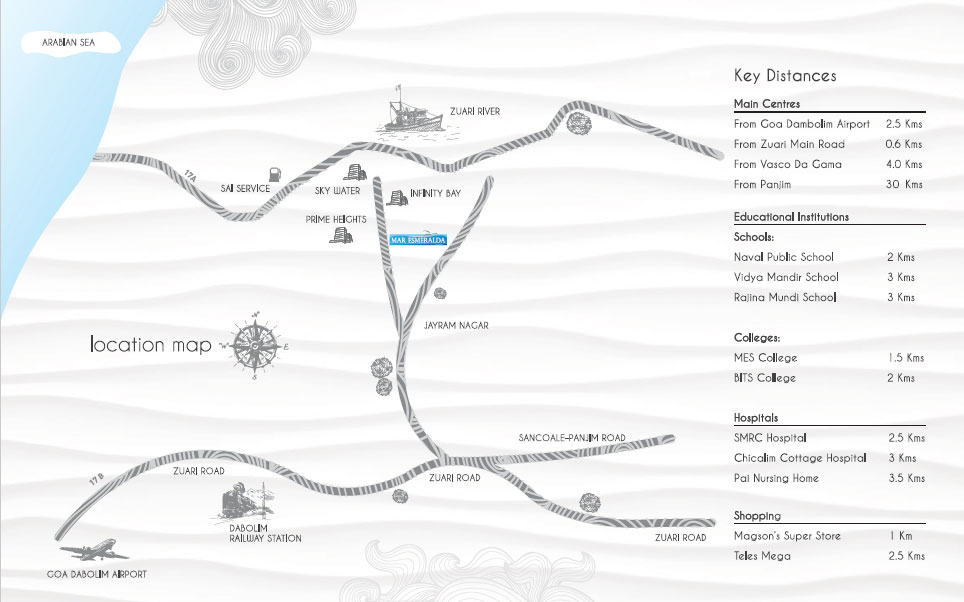 Kolte Patil Mar Esmeralda Location Map Image