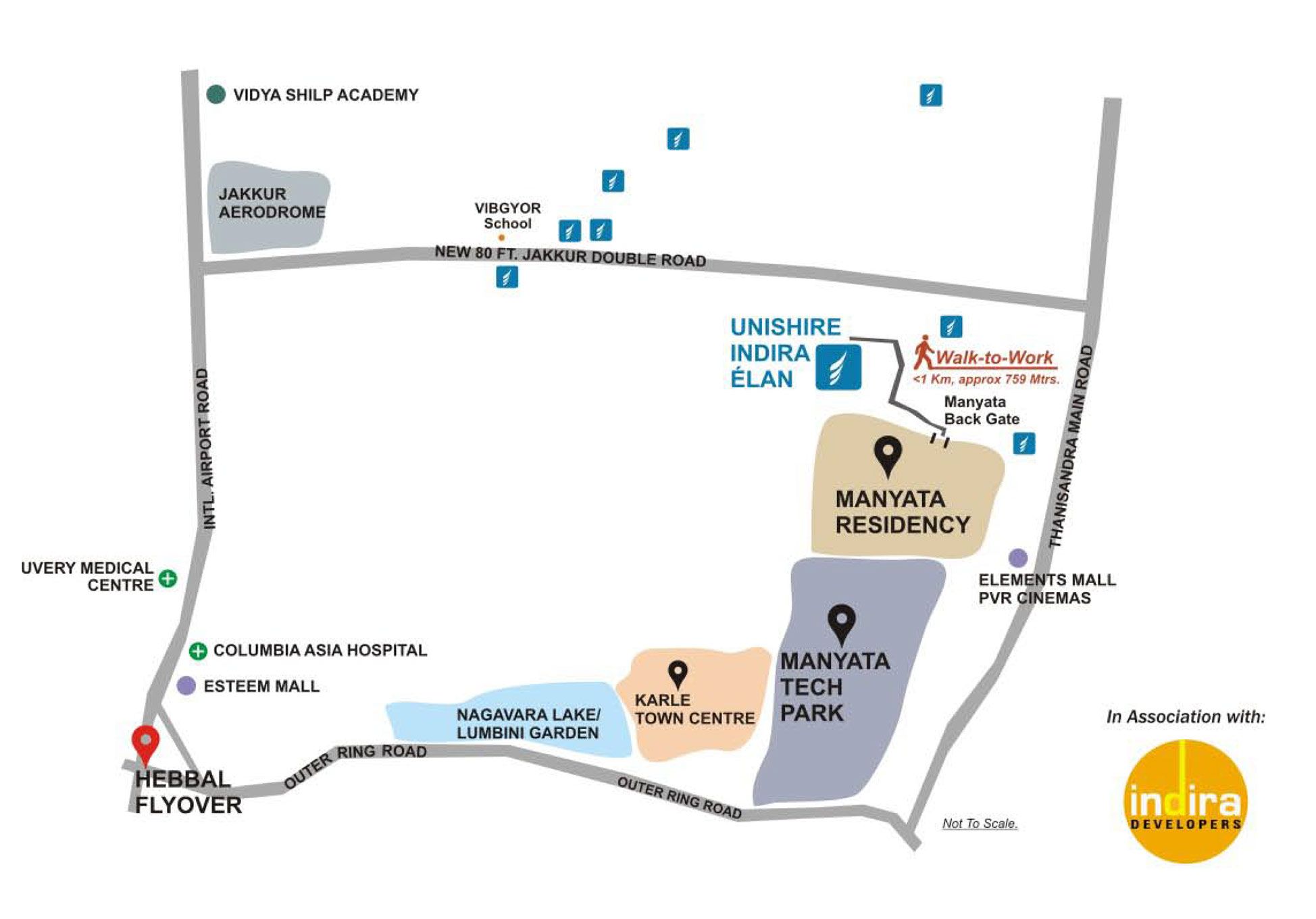  Indira Elan Location Map Image