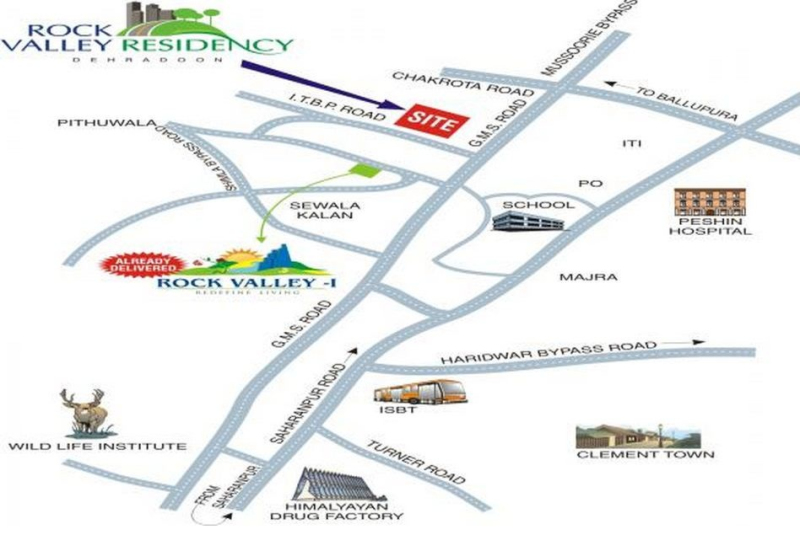  Rock Valley Residency Location Map Image