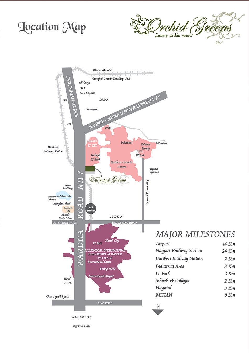  Orchid Greens Location Map Image