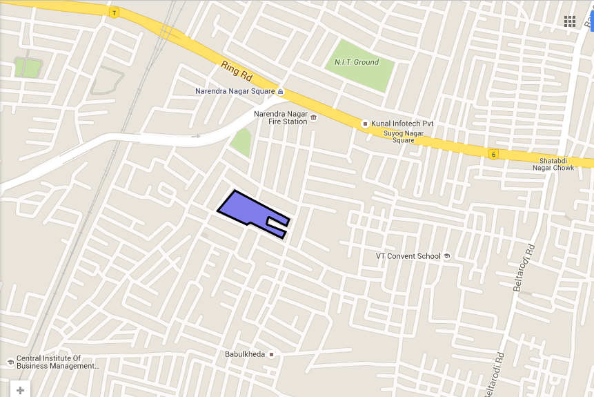  Vasundara Enclave Apartment Location Map Image