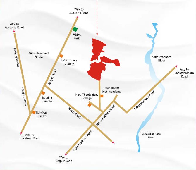 Panache Valley Location Map Image
