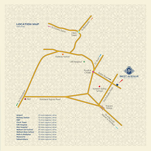 Best Avenue Location Map Image