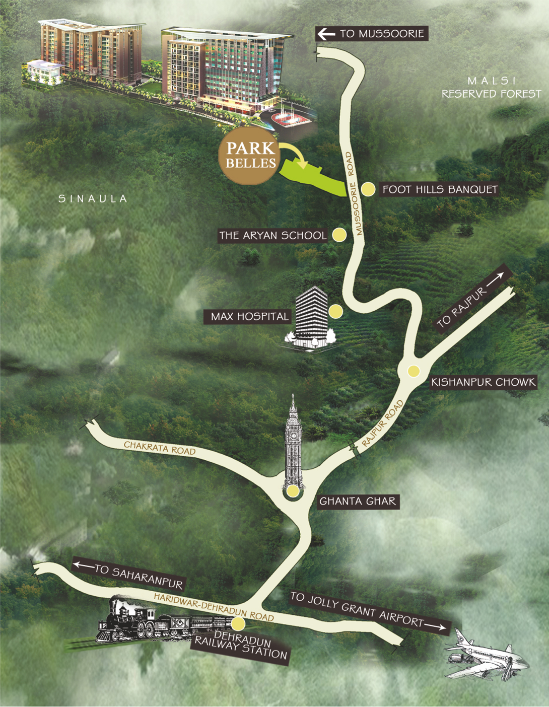  Park Belles Location Map Image