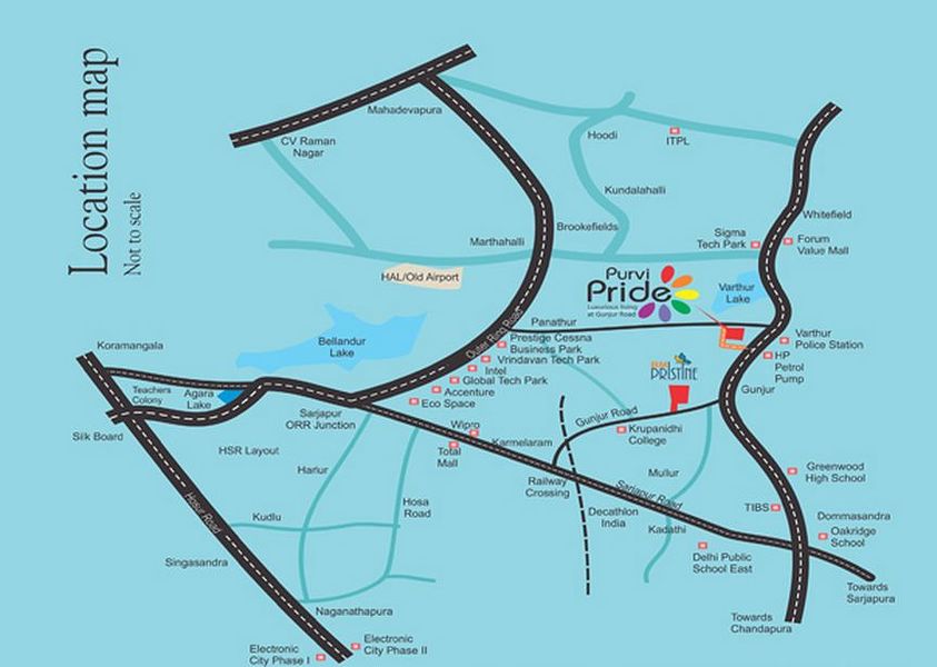 Sai Purvi Pride Location Map Image