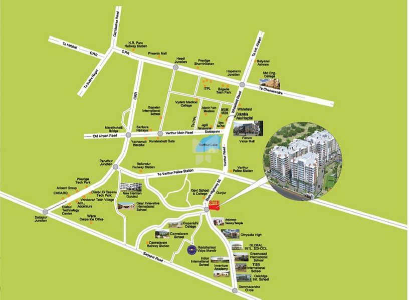 Sai Purvi Symphony Location Map Image