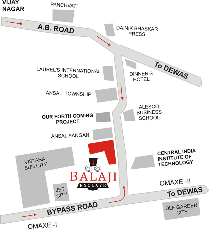  Balaji Enclave Location Map Image