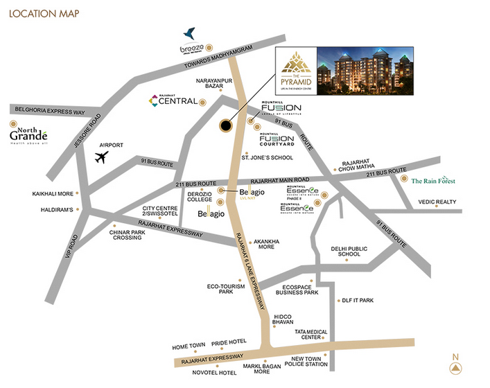 MountHill The Pyramid Location Map Image