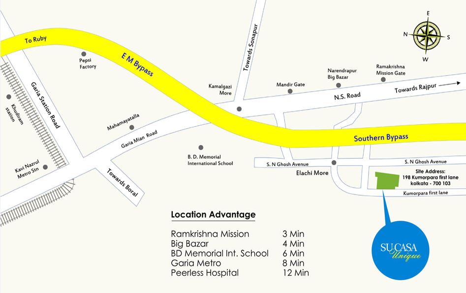  Su Casa Unique Location Map Image