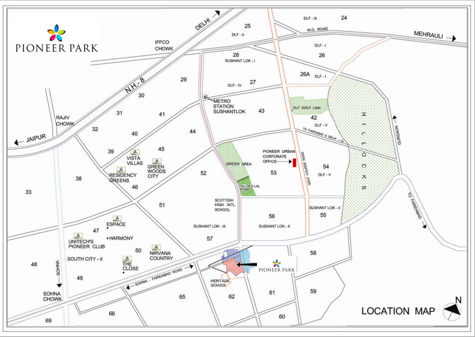 Pioneer Presidia Location Map Image
