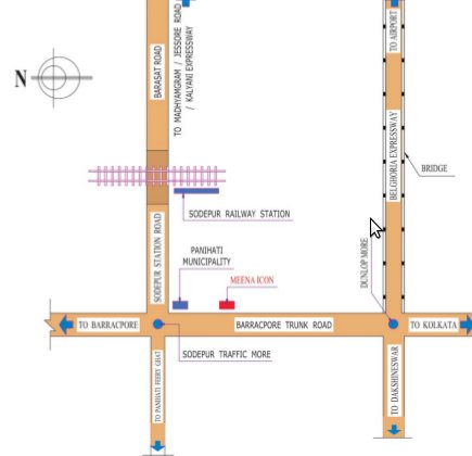 Gm Meena Icon Location Map Image