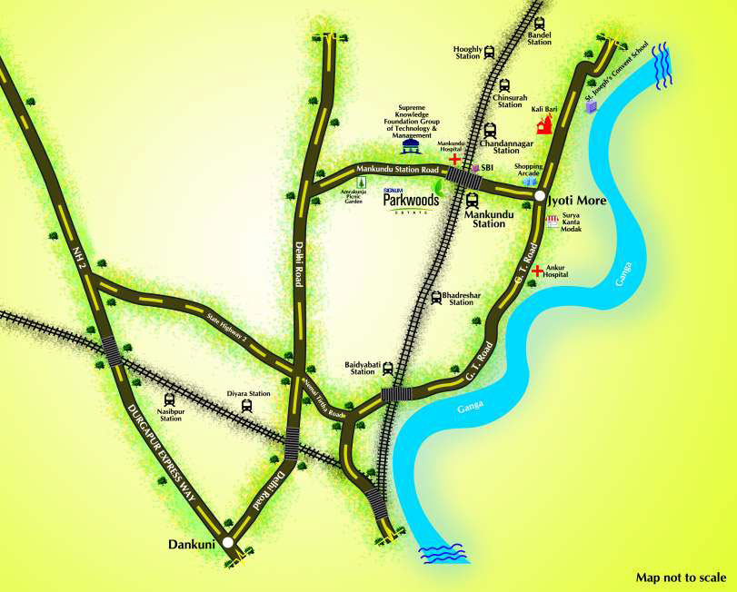 Signum Parkwoods Estate Location Map Image