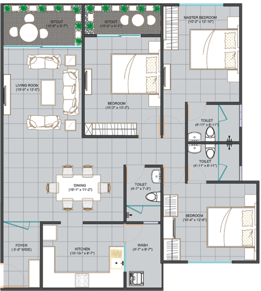 Jhaveri Silver Lake Vista, Khandwa Road, Indore