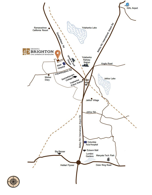Krishna Brighton Location Map Image