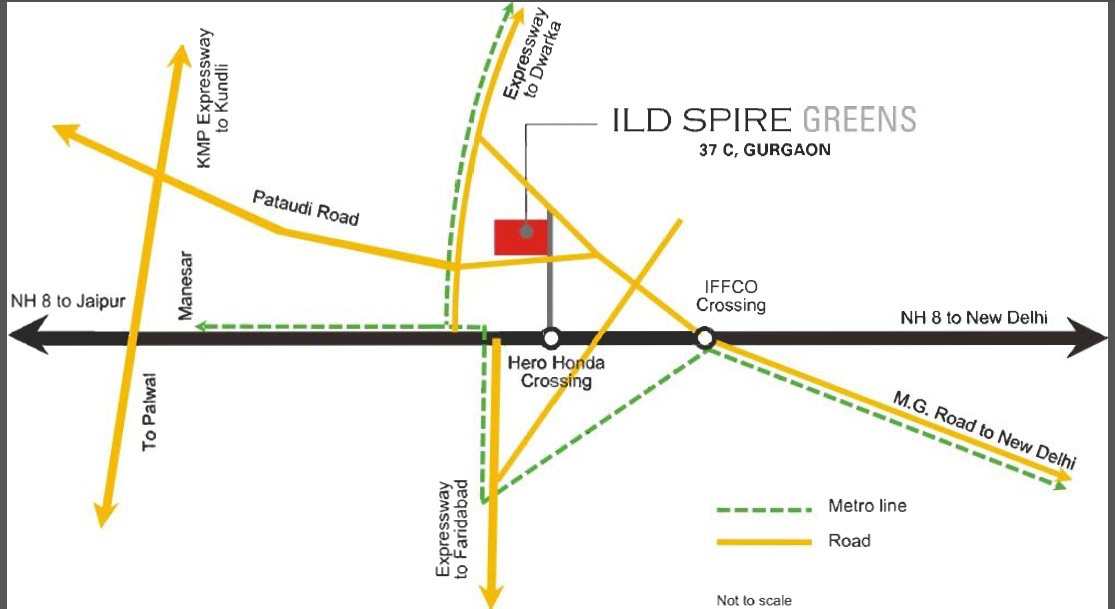 Ild Spire Greens Location Map Image