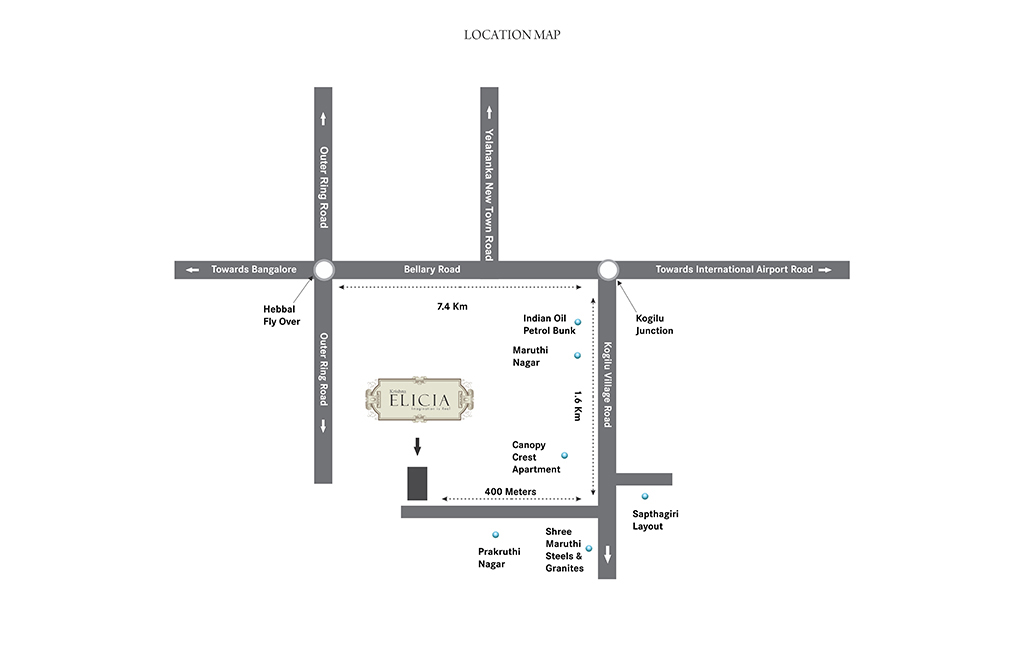 Krishna Elicia Location Map Image
