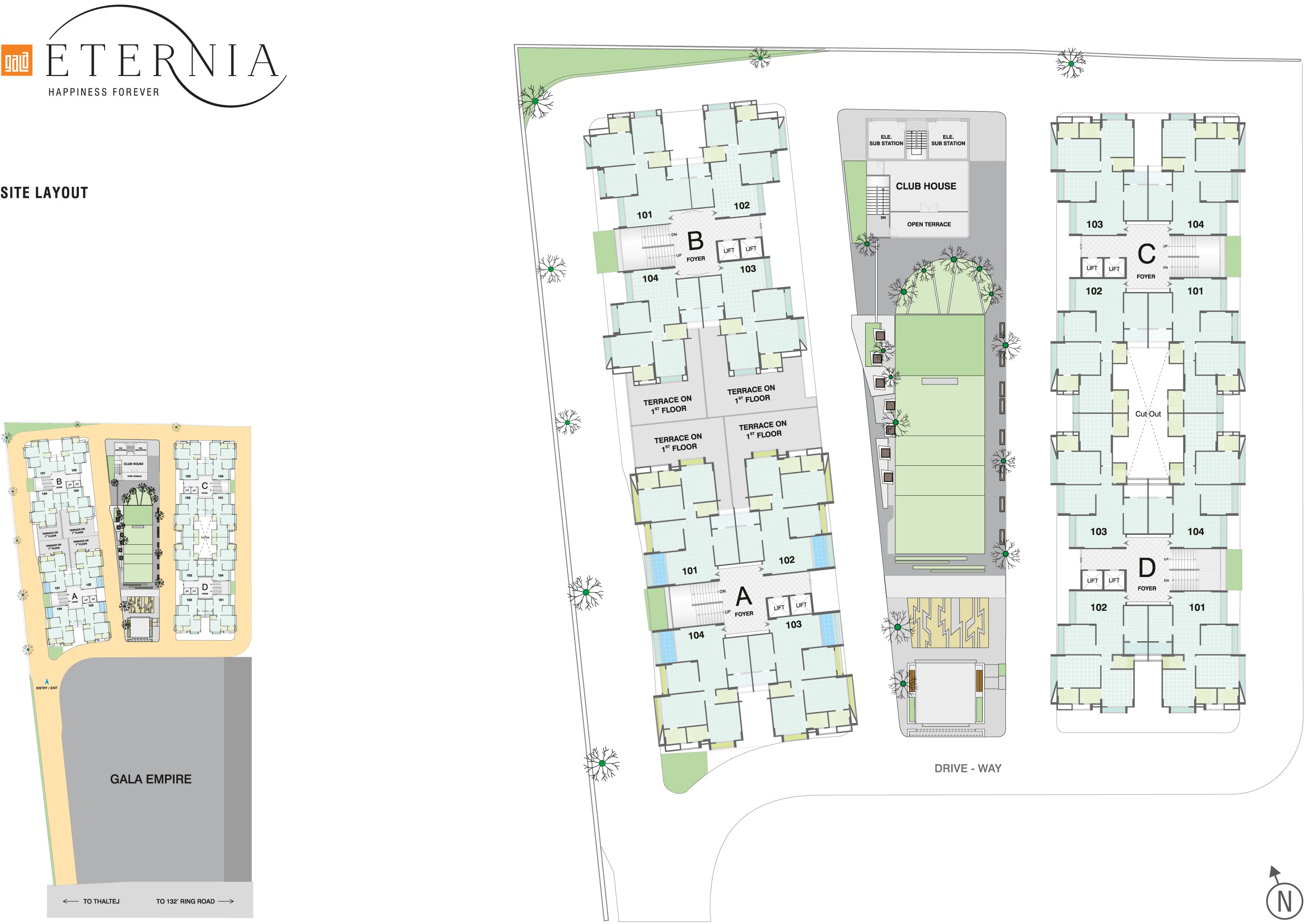 Gala Eternia Location Map Image