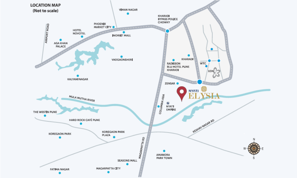 Nyati Elysia Location Map Image