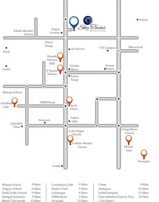  Sky Twins Location Map Image