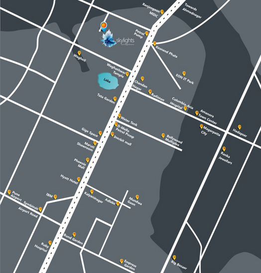  Skylights Location Map Image