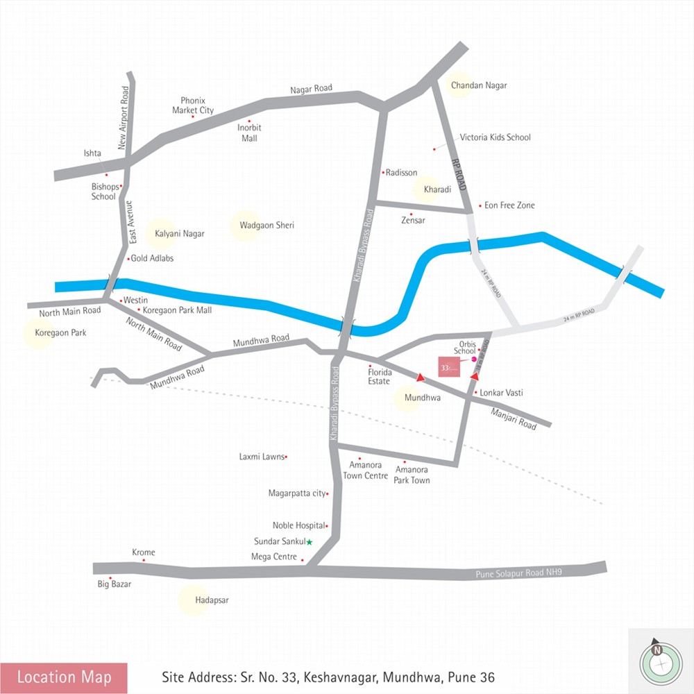  33 Keshav Kunj Location Map Image