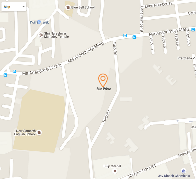 Sun Prima Location Map Image