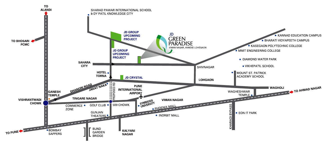  Green Paradise Location Map Image
