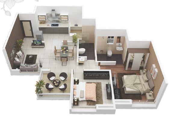 Revell Orchid in Lohegaon Pune - Price, Floor Plan, Brochure & Reviews.