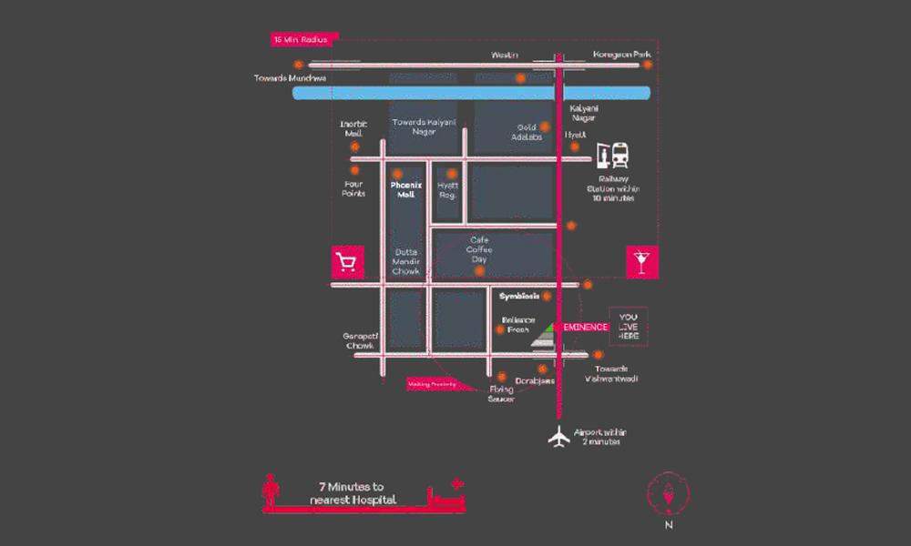 Naiknavare Eminence Location Map Image