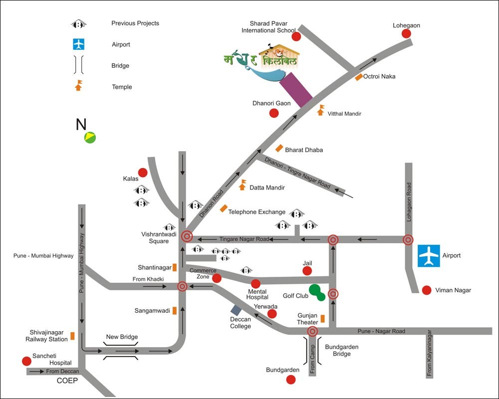 Bunty Mayur Kilbil Location Map Image