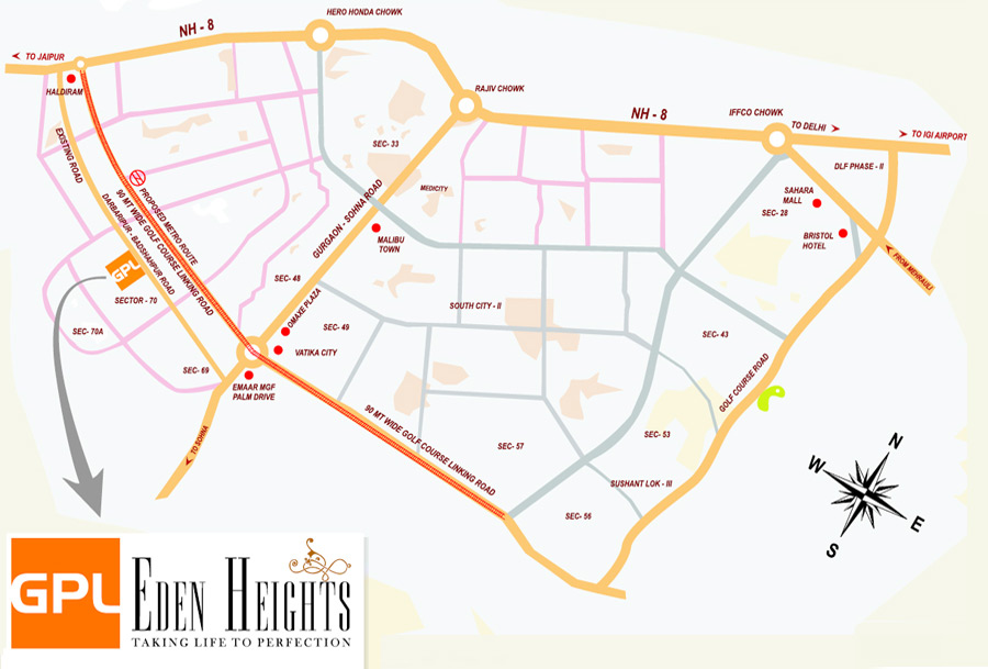 Gpl Eden Heights Location Map Image