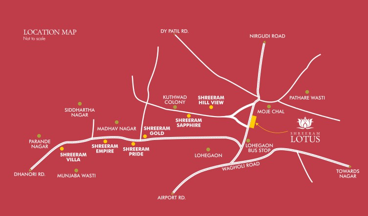 Shree Ram Lotus Location Map Image