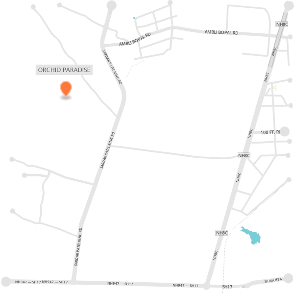 Goyal Orchid Paradise Location Map Image