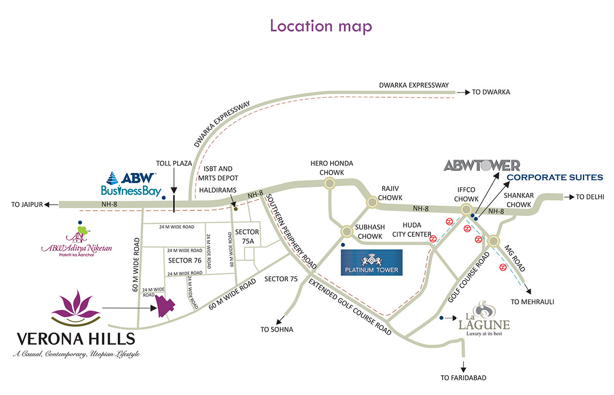 ABW Verona Hills Location Map Image