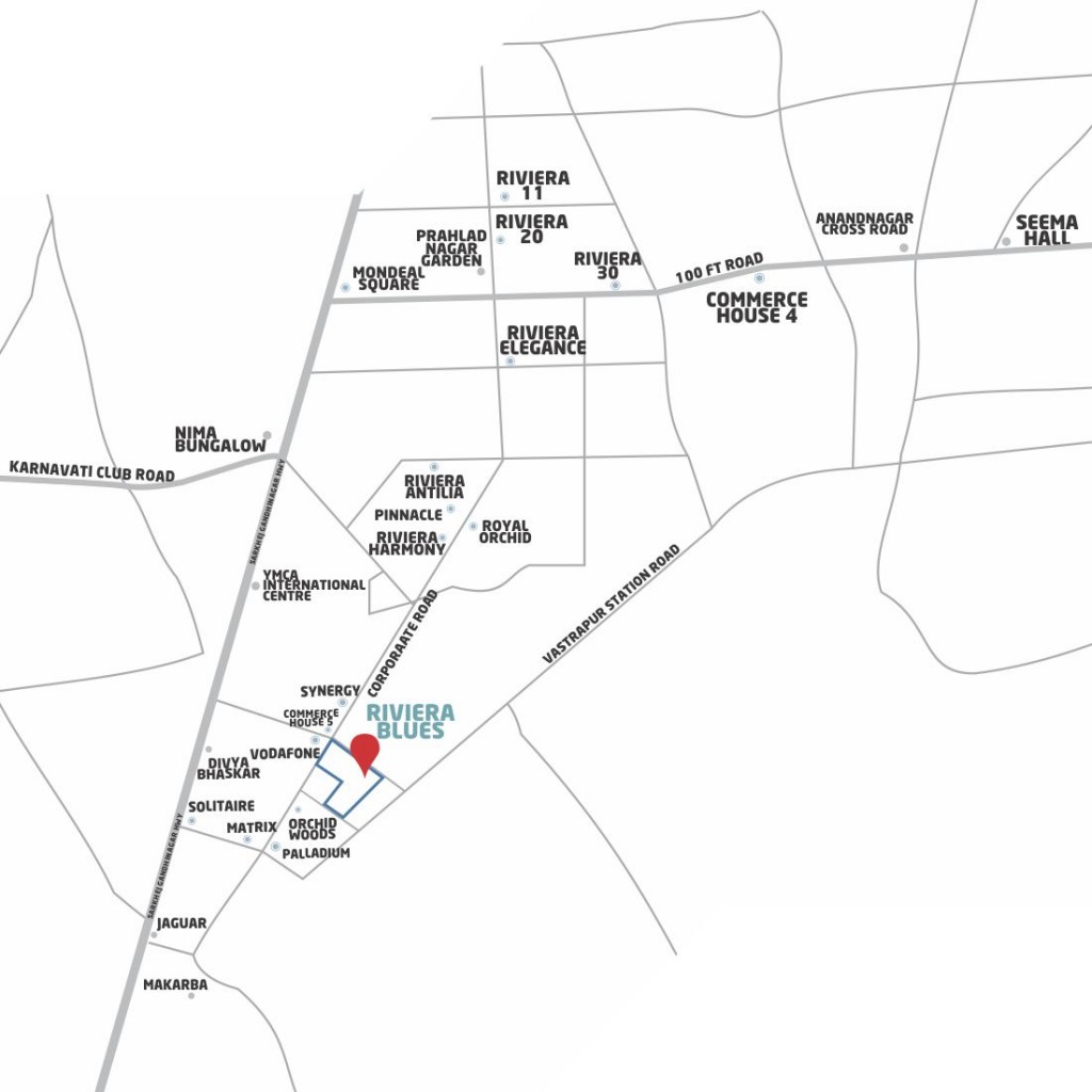 Goyal & Co | Hariyana . Riviera Blues Location Map Image