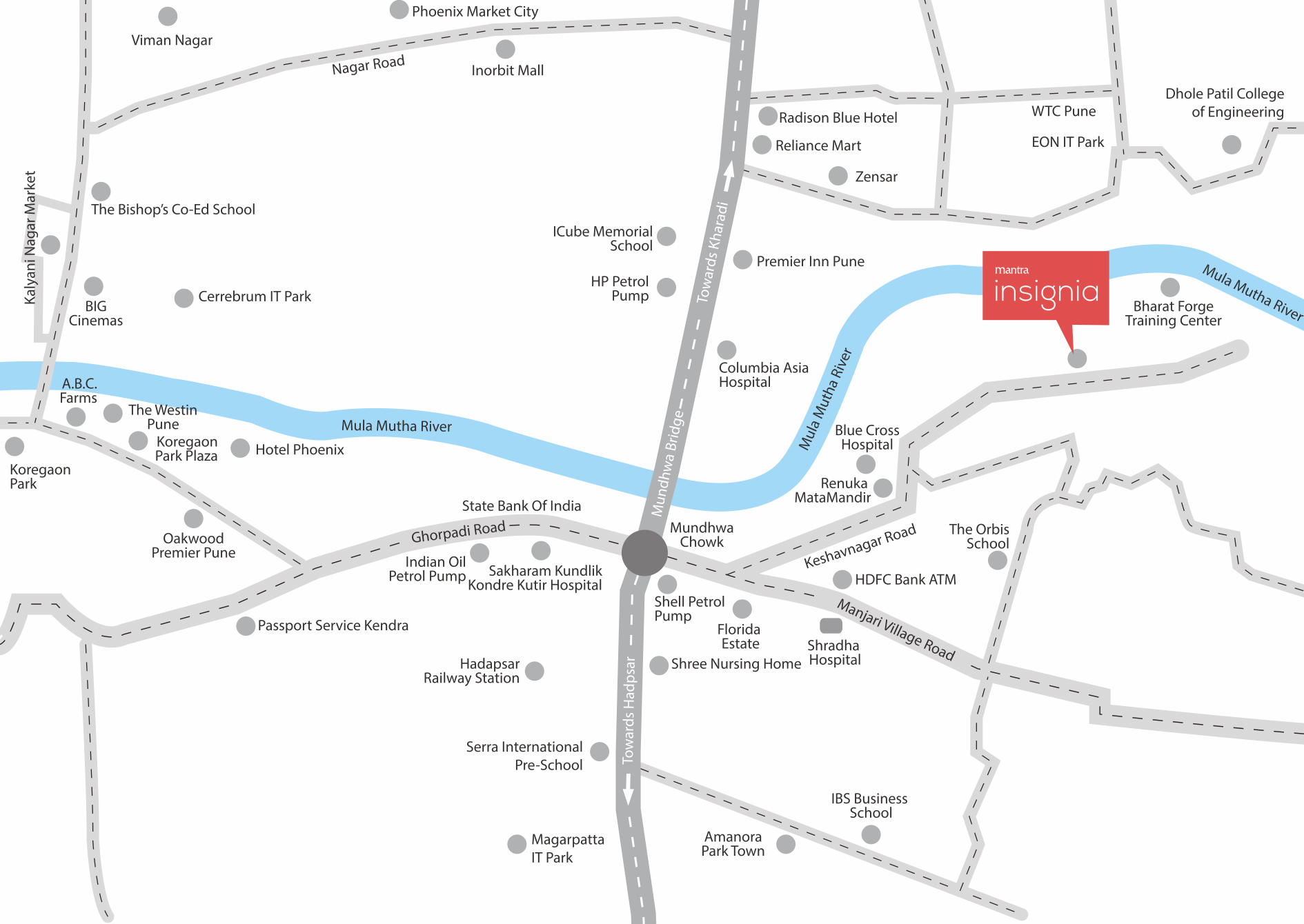 Mantra Insignia Location Map Image
