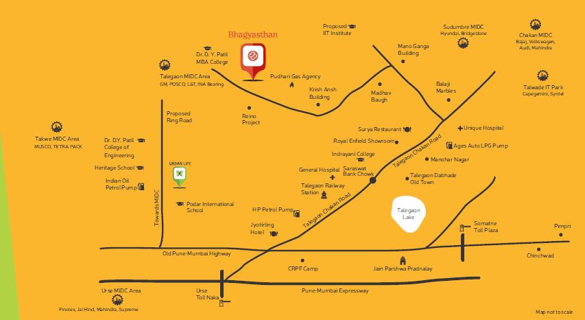 VTP Bhagyasthan Location Map Image