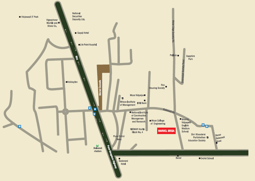 Marvel Brisa Location Map Image