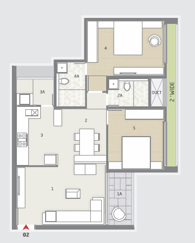 Goyal Orchid Greens 2,3 BHK Apartments in Hennur Road, Bangalore | 360 ...