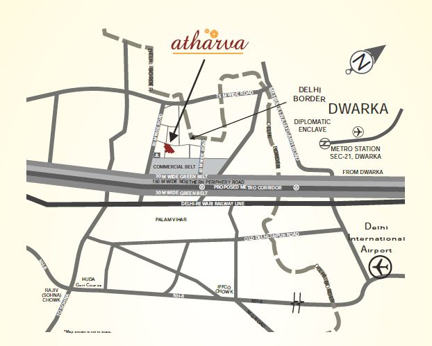 Raheja Atharva Location Map Image