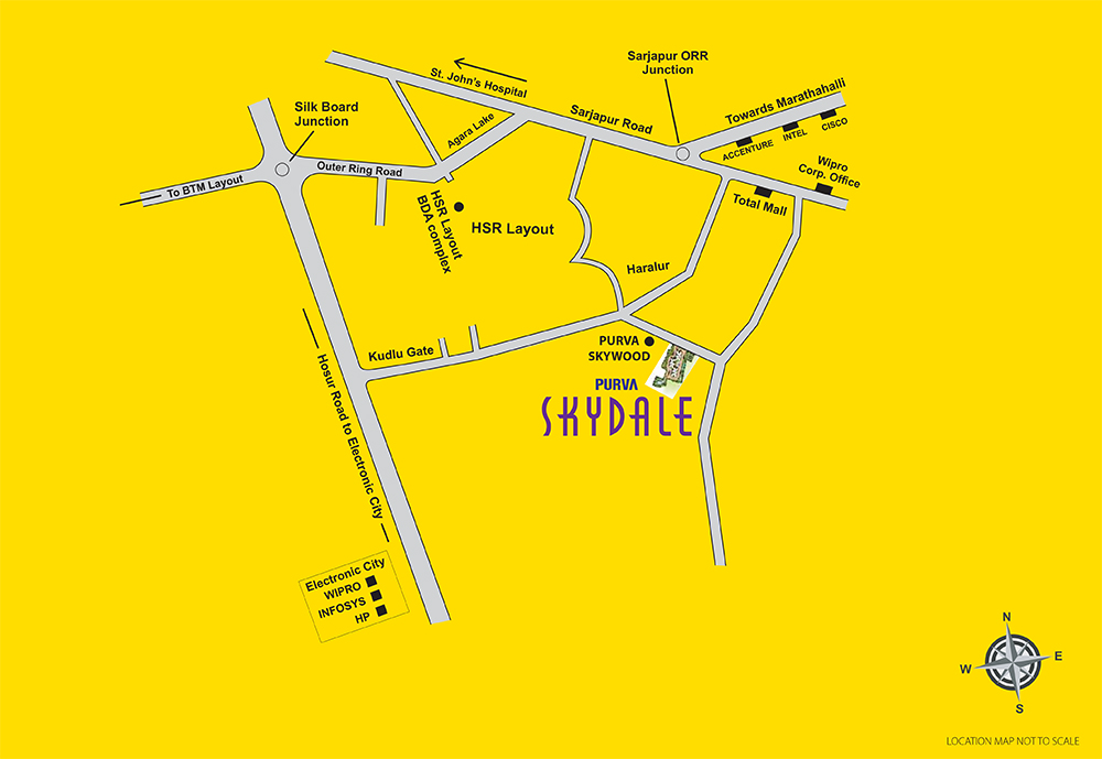 Purva Skydale Location Map Image